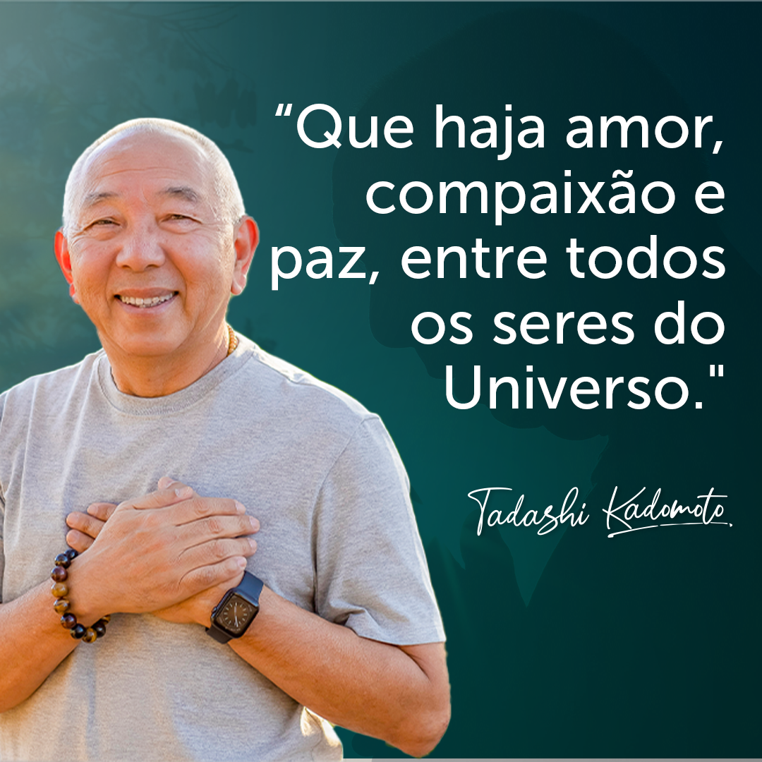 Aplicativo de meditação guiada por Tadashi Kadomoto. - Meditaaqui